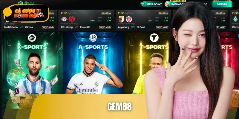 GEM88 ghi điểm với bảng kèo tích hợp dữ liệu phân tích