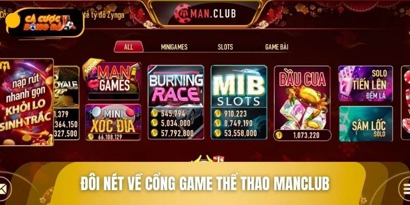 Cổng game thể thao MANCLUB là sân chơi hợp pháp