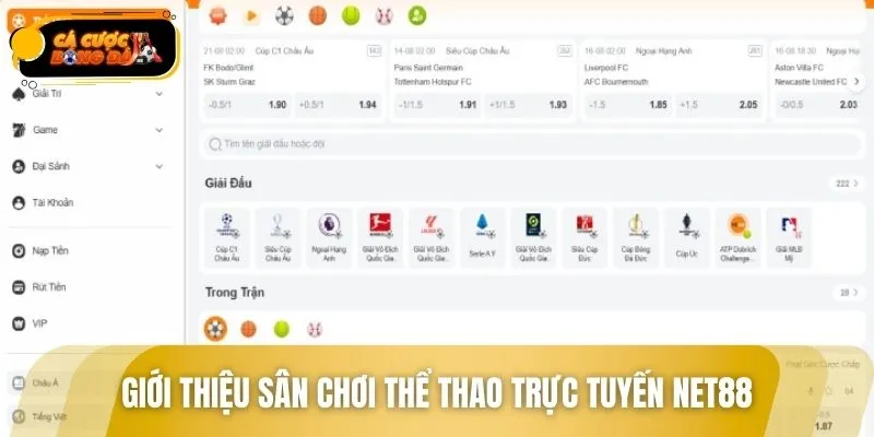 Đôi nét về nền tảng thể thao NET88